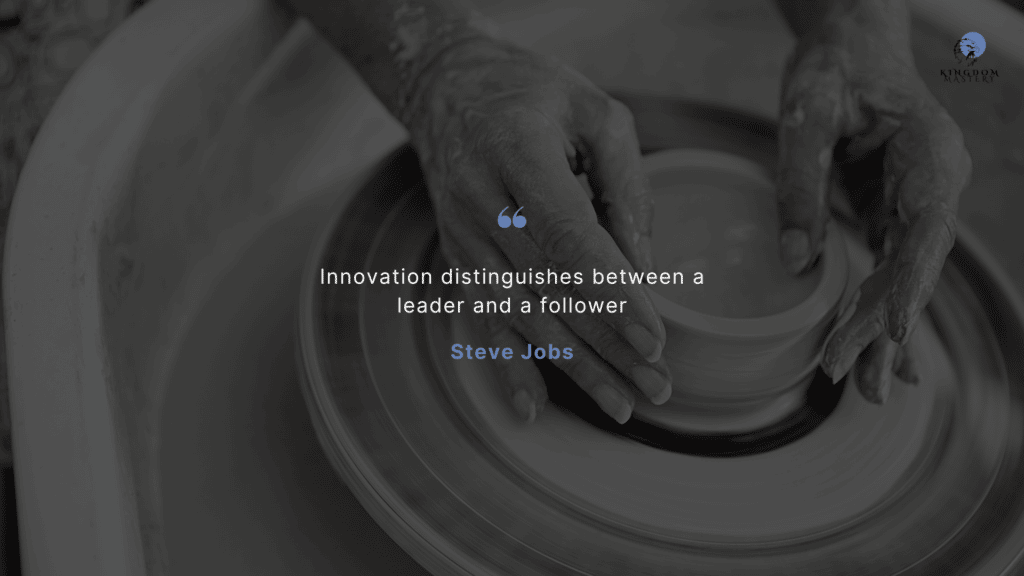 "Innovation distinguishes between a leader and a follower." --- Steve Jobs
